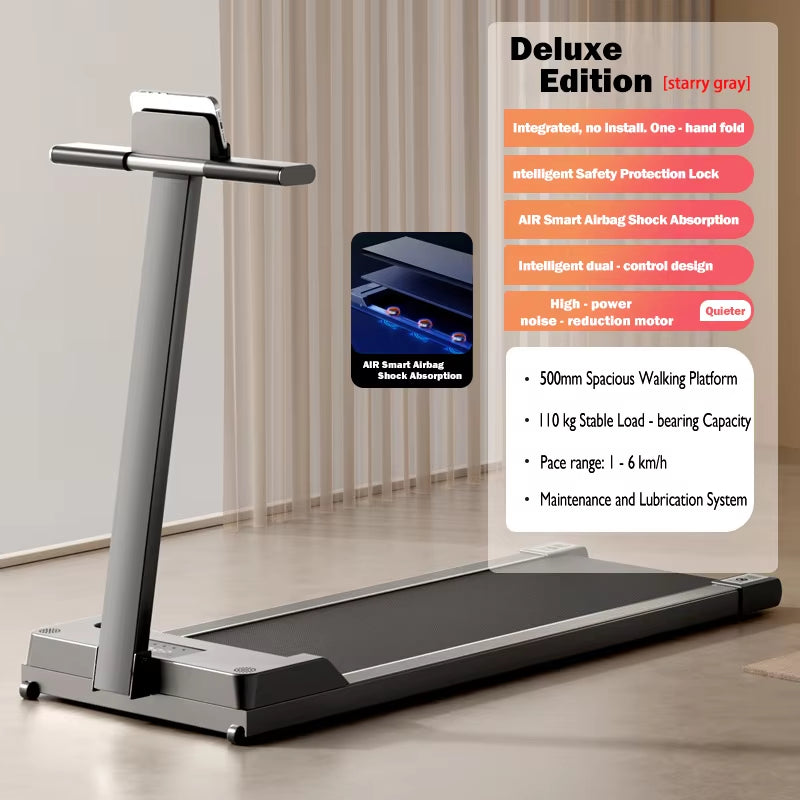2025 New Mini Foldable Treadmill for Home Use, Ultra-Quiet Electric Walking Machine, Indoor Fitness Equipment