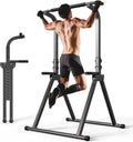 Foldable Pull up Bar Free Standing Multi-Function Power Tower Dip Bar Home Gym Strength Training Equipment 300 LBS Weight Capaci