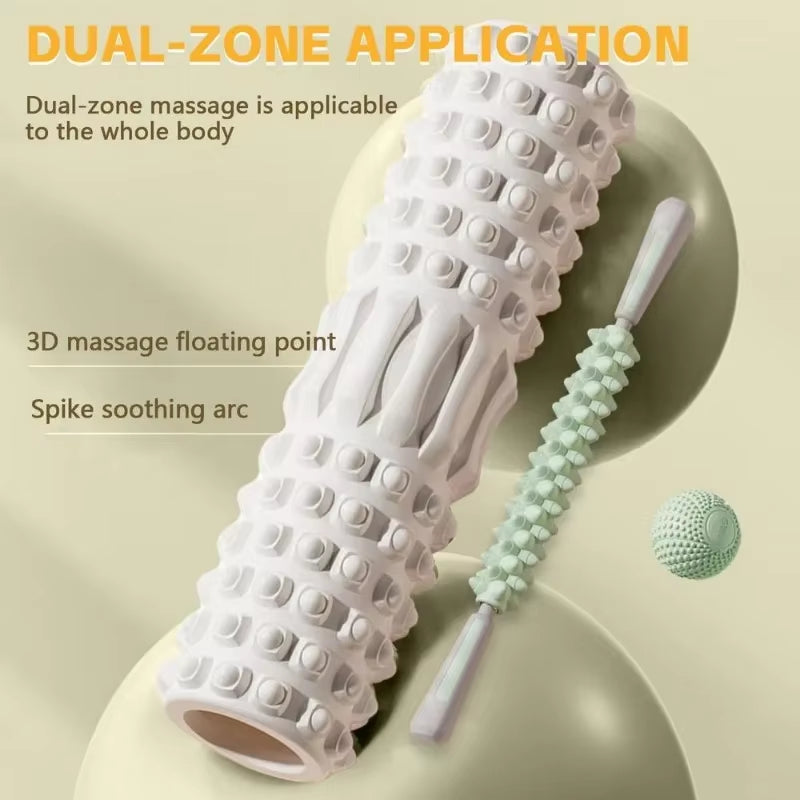 Yoga Column Foam Muscle Roller Fitness Pilates Back Muscle Relaxation Massage Roller Gym Home Myofascial Release Body Relaxation